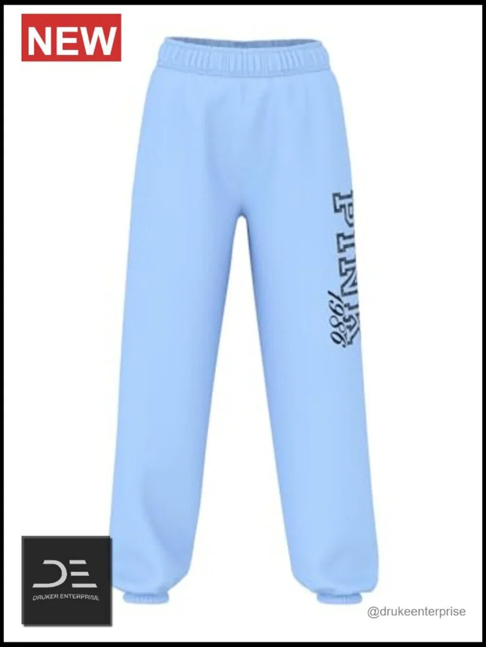 Relaxed Fit High Waist Sweatpants with Pockets